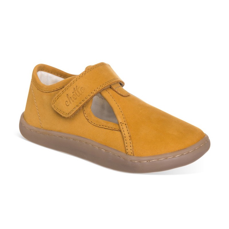 Chetto Cangrejera Barefoot camel para Niños confeccionada en piel y 100% respetuosa Ventas relámpago