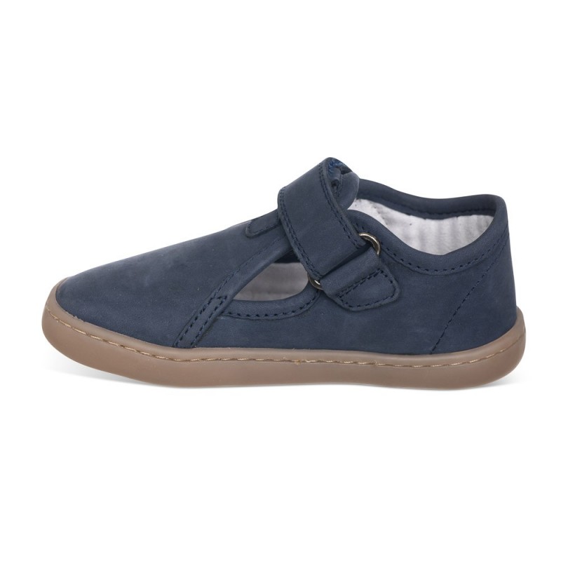 Chetto Cangrejera Barefoot azul para Niños confeccionada en piel y 100% respetuosa Descuento