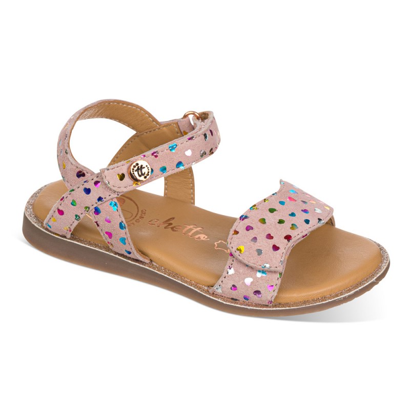 Chetto Sandalia de estampado corazones Promoción trimestral