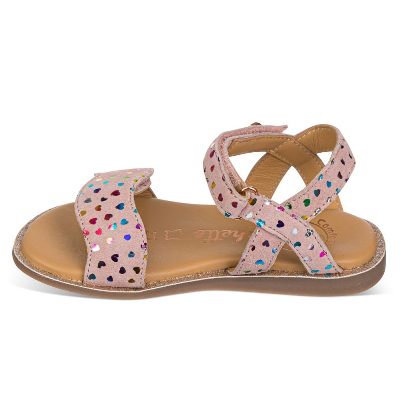Chetto Sandalia de estampado corazones Promoción trimestral