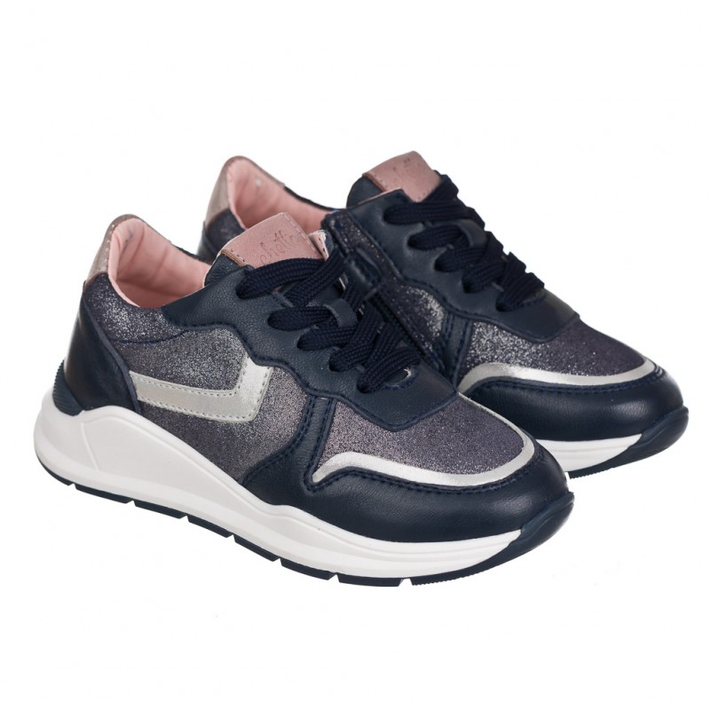 Chetto Sneaker de piel con cremallera lateral Ventas relámpago