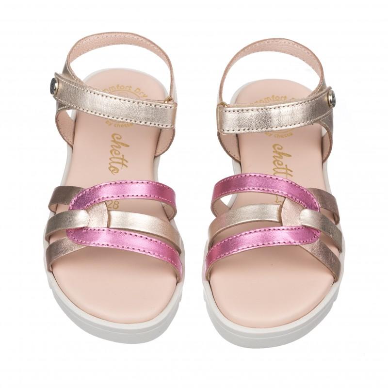 Chetto Sandalia toda en piel con suela hiper flexible Oferta especial