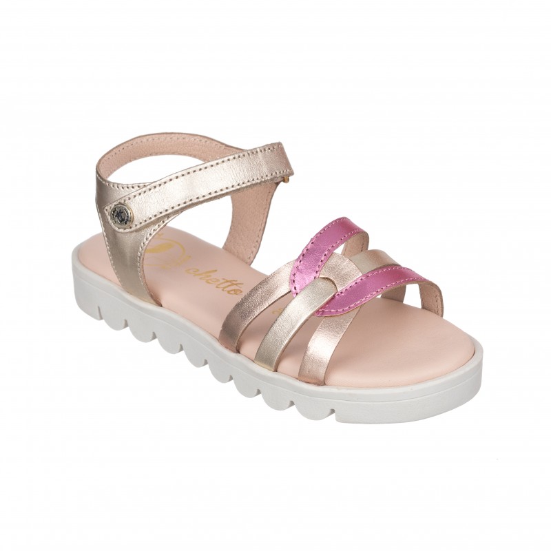 Chetto Sandalia toda en piel con suela hiper flexible Oferta especial