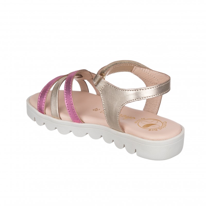 Chetto Sandalia toda en piel con suela hiper flexible Oferta especial