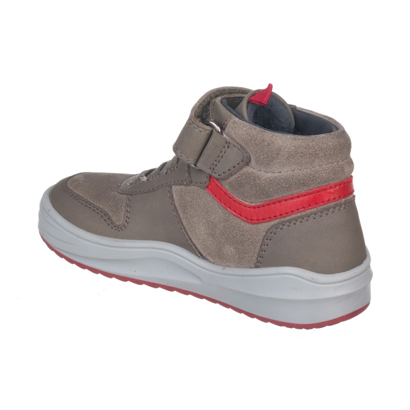 Chetto Botin niño con velcro y cordones en piel Rebajas de fábrica