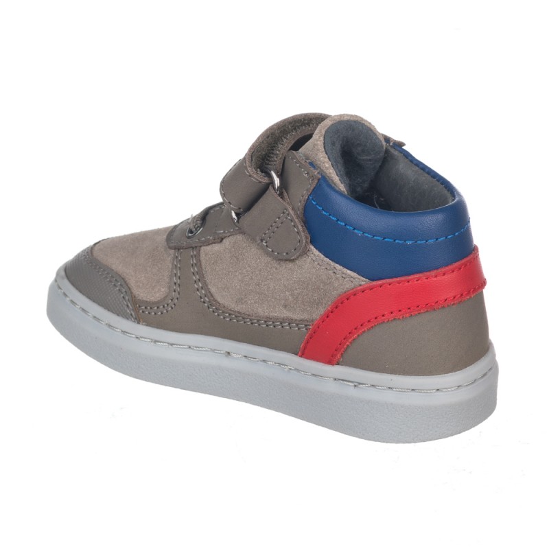 Chetto Botin niño con velcro y cordones en piel Descuento