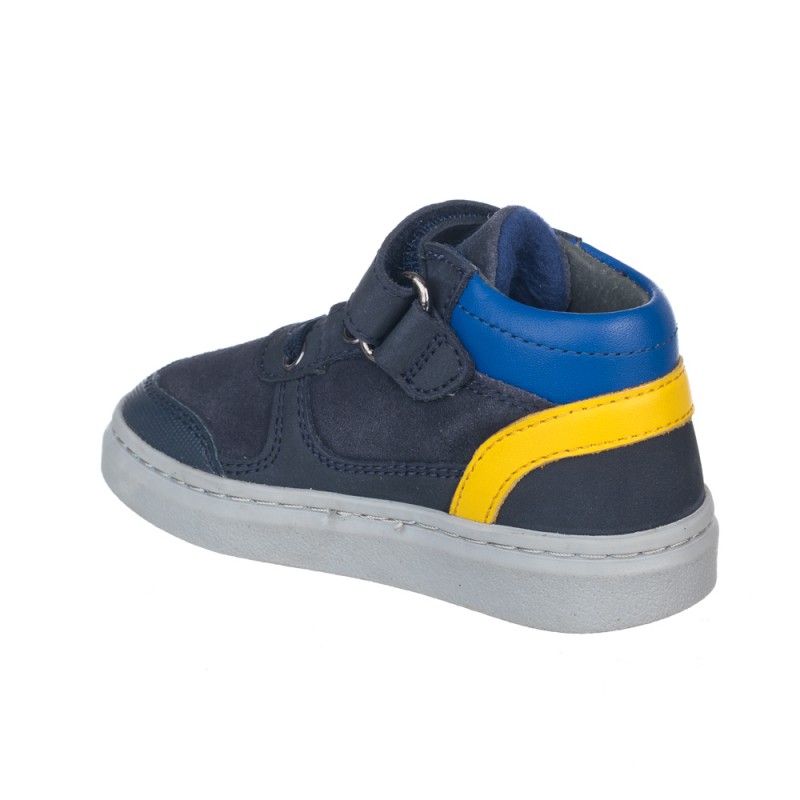Chetto Botin niño con velcro y cordones en piel Tienda