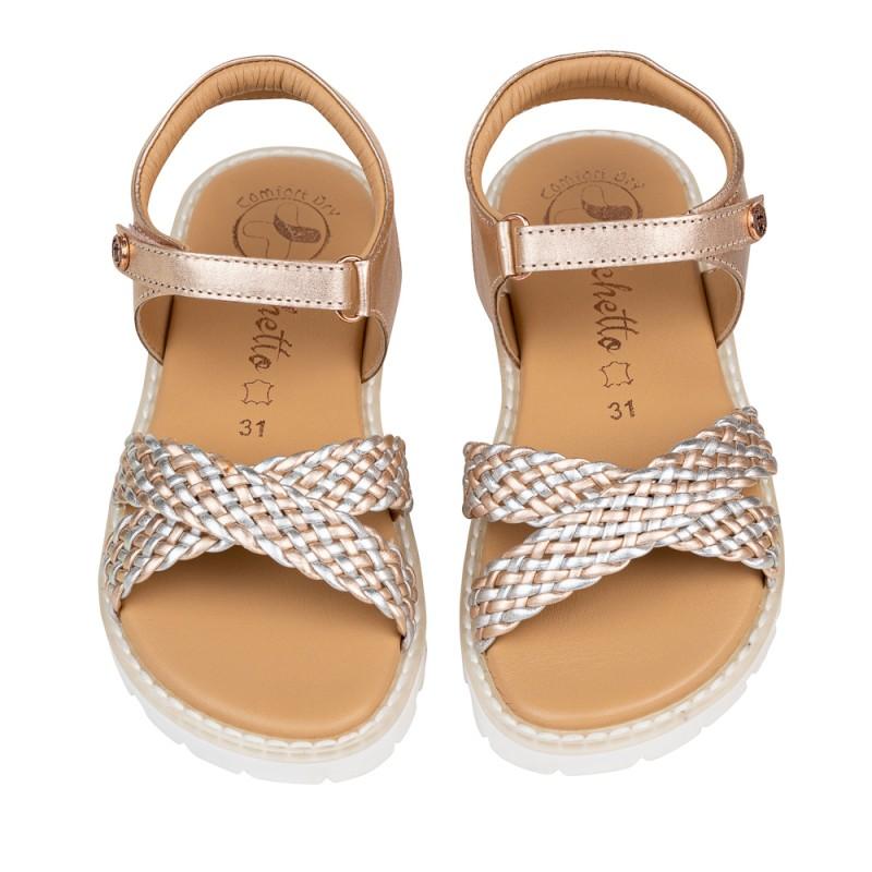 Chetto Sandalia Sport Piel Natural. Velcro/Trenza Oferta exclusiva