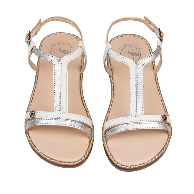 Chetto Sandalia Classic Piel Natural. Hebilla Ofertas especiales
