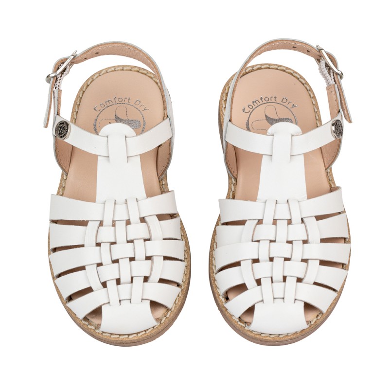 Chetto Cangrejera Elegante Piel Natural. Hebilla Outlet online