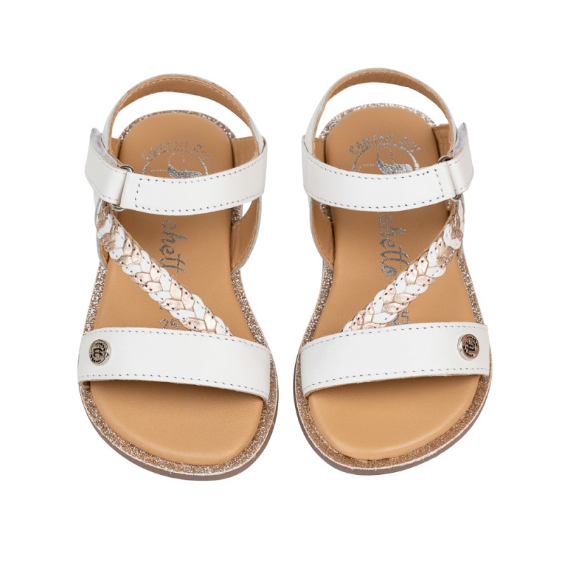 Chetto Sandalia Hawai Piel Cabra. Velcro/Trenza Venta caliente