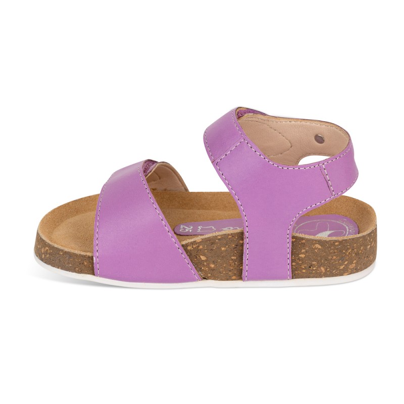 Chetto Sandalia Bios Piel Cabra. VelcroMorado Tienda