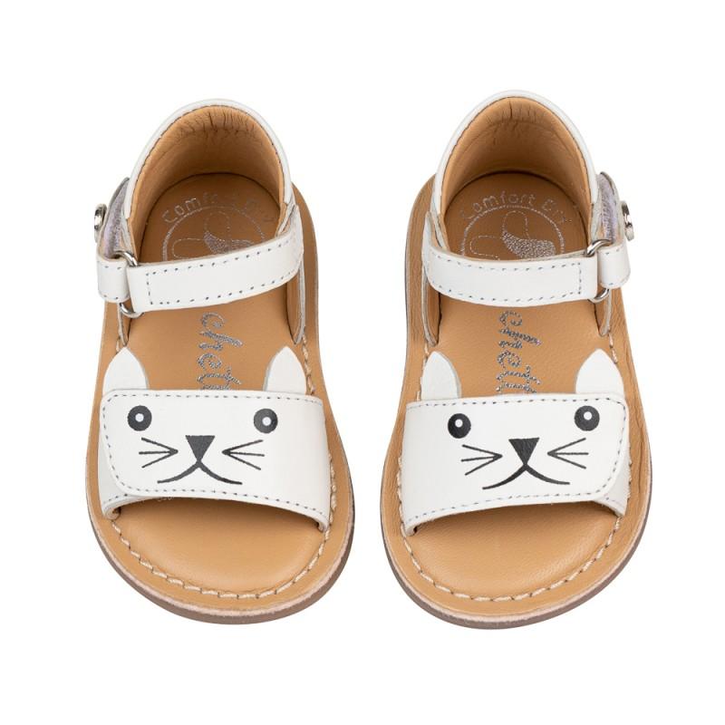 Chetto Sandalia Piel Cabra. Velcro/Gato Mejor oferta