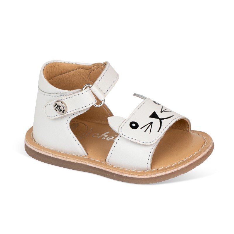 Chetto Sandalia Piel Cabra. Velcro/Gato Mejor oferta