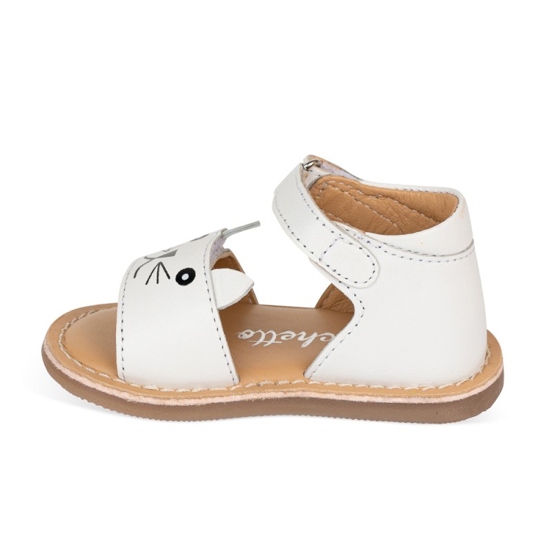Chetto Sandalia Piel Cabra. Velcro/Gato Mejor oferta