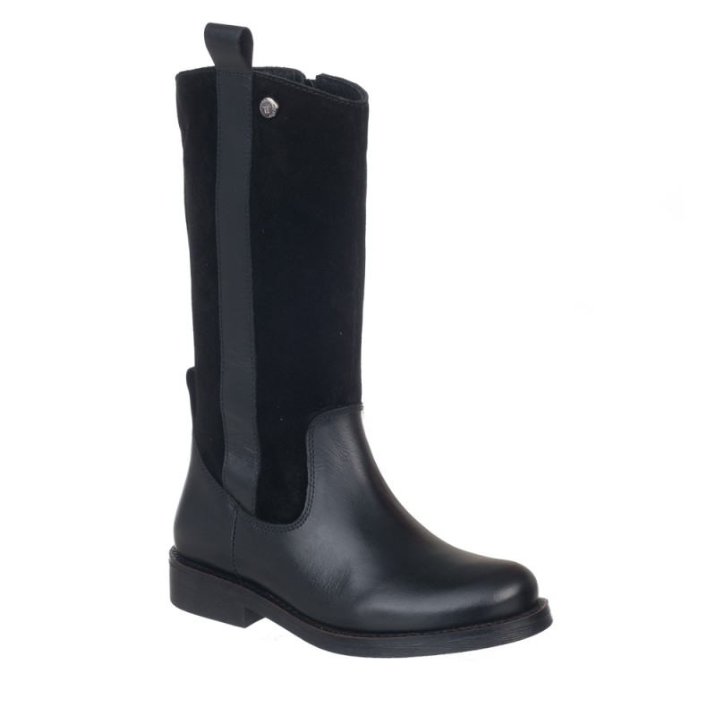 Chetto Bota alta en piel elegante para el cole Envío gratis