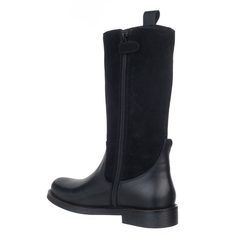 Chetto Bota alta en piel elegante para el cole Envío gratis