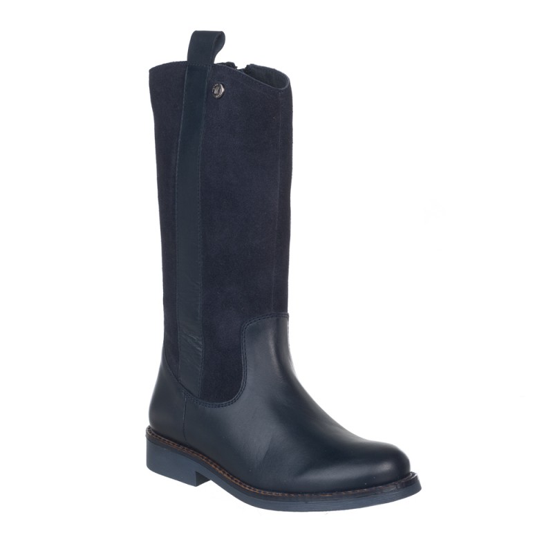 Chetto Bota alta en piel elegante para el cole Oferta especial