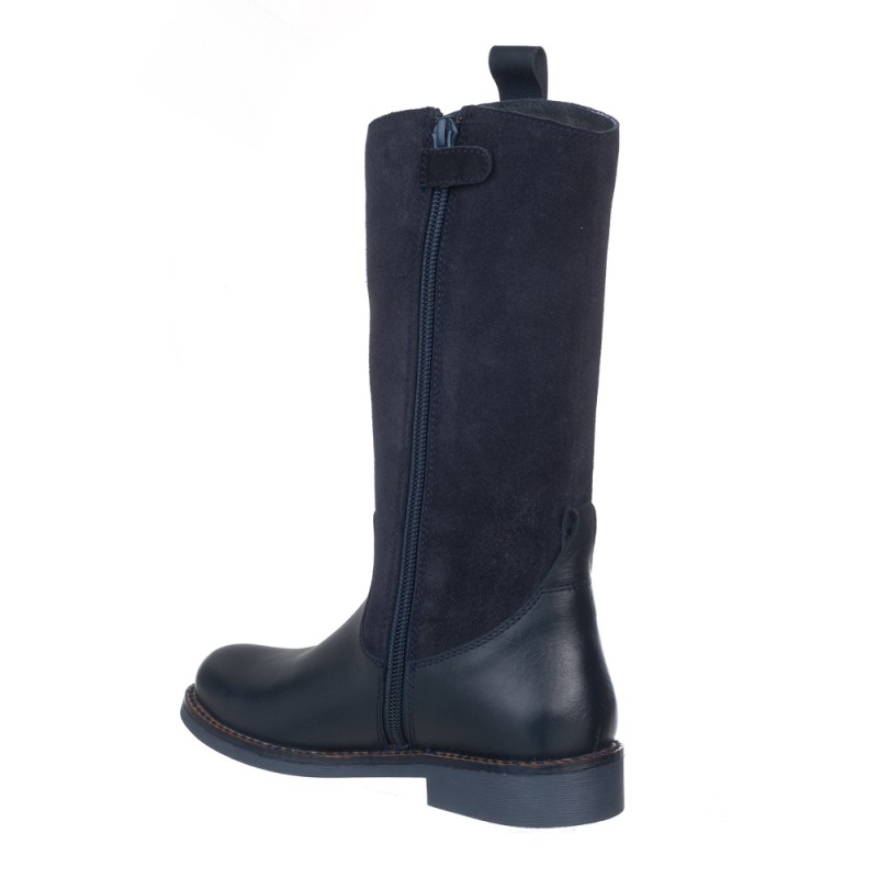 Chetto Bota alta en piel elegante para el cole Oferta especial