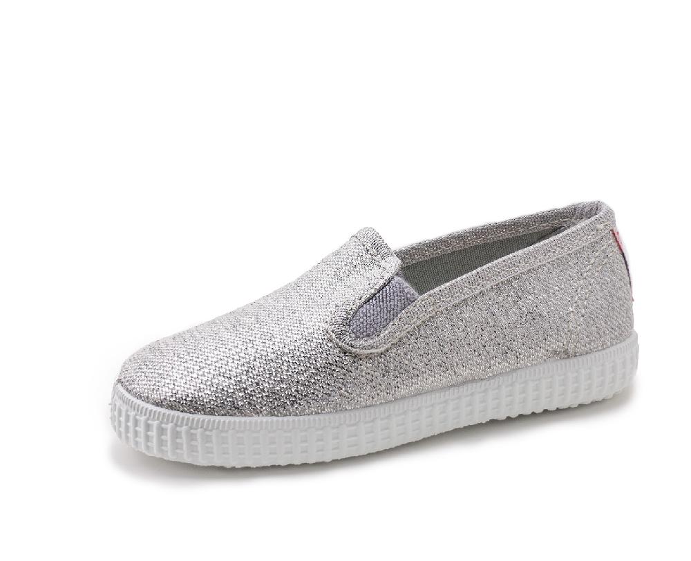 Cienta Zapatilla Slip-on Metalizado Rebajas de fin de temporada