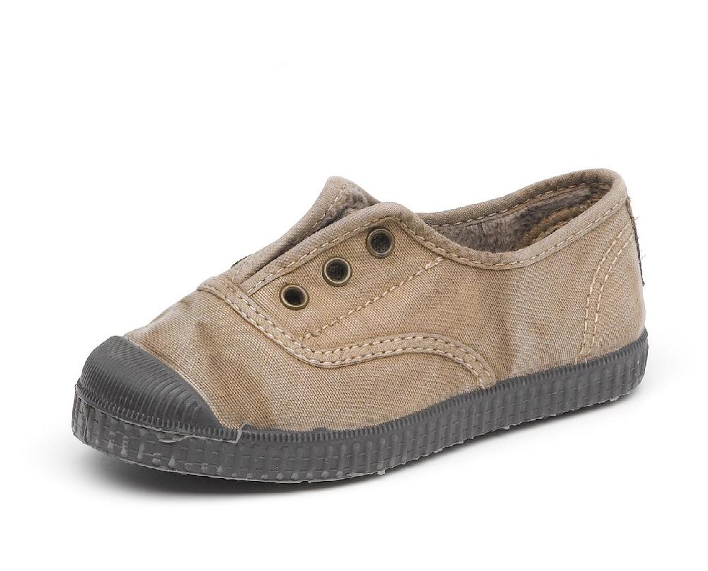 Cienta Zapatilla Ingles Efecto Desgastado Pelo Última moda