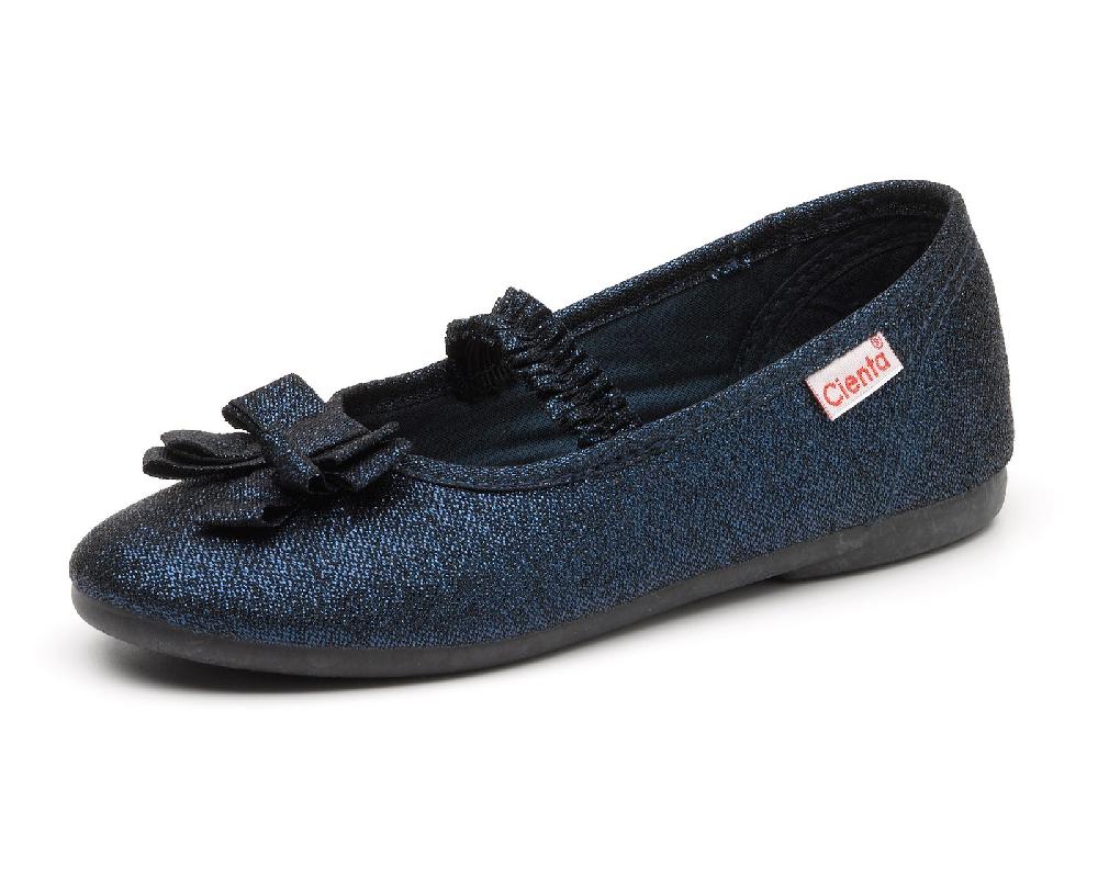 Cienta Bailarina Elastico Metalizada Lazo Rebajas top