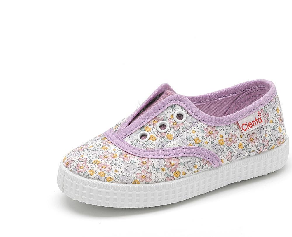 Cienta Zapatilla Inglés Sin Cordones Flores En oferta