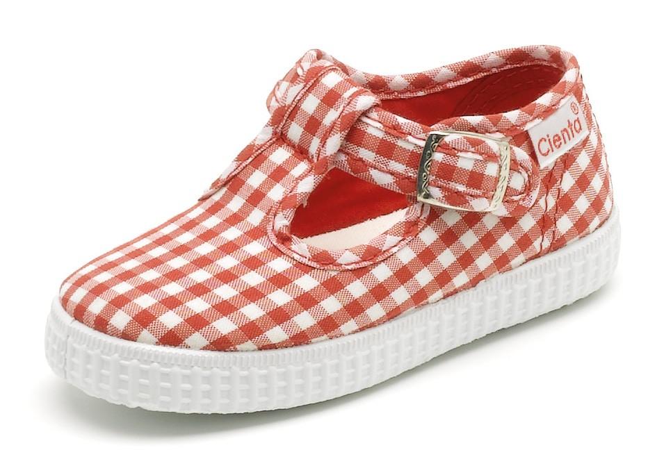 Cienta Merceditas Velcro Cuadros Vichy Oferta exclusiva