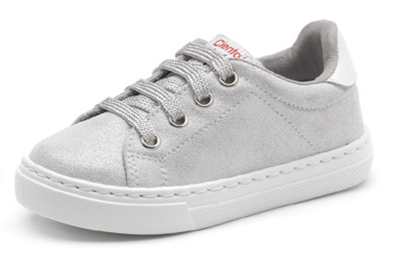 Cienta Zapatilla Deportiva con cordones Glitter Precio de fábrica