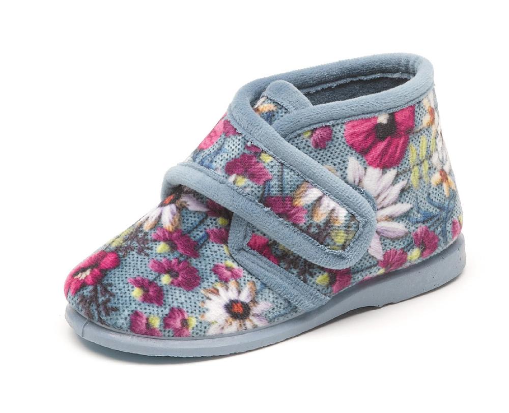 Cienta Zapatilla para Casa Flores Terciopelo Ahorra y exporta