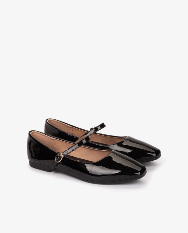Cuplé BAILARINA TECNOPIEL CON CORREA EN COLOR NEGRO Ofertas