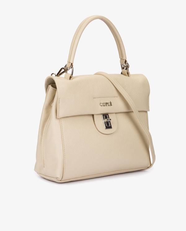 Cuplé BOLSO SHOPPER PEQUEÑO PIEL BEIG Rebajas online