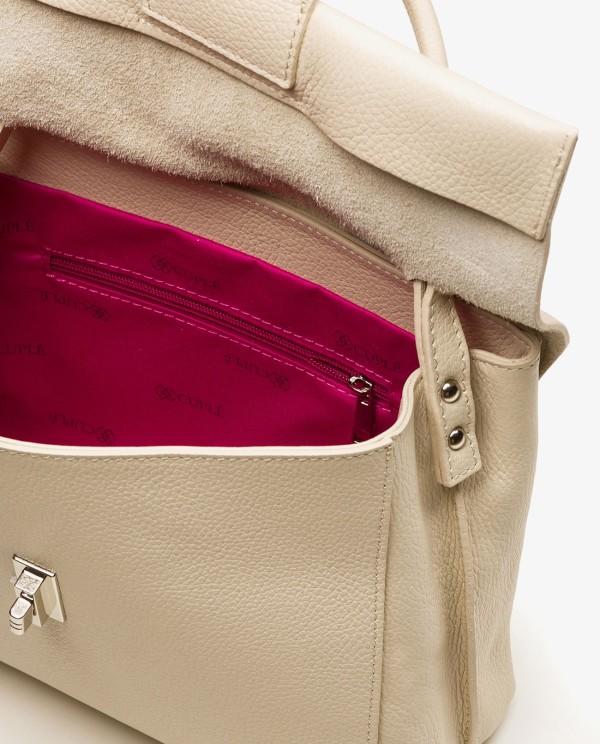 Cuplé BOLSO SHOPPER PEQUEÑO PIEL BEIG Rebajas online
