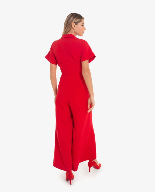Cuplé MONO ROJO MANGA CORTA Y CREMALLERA Oferta exclusiva