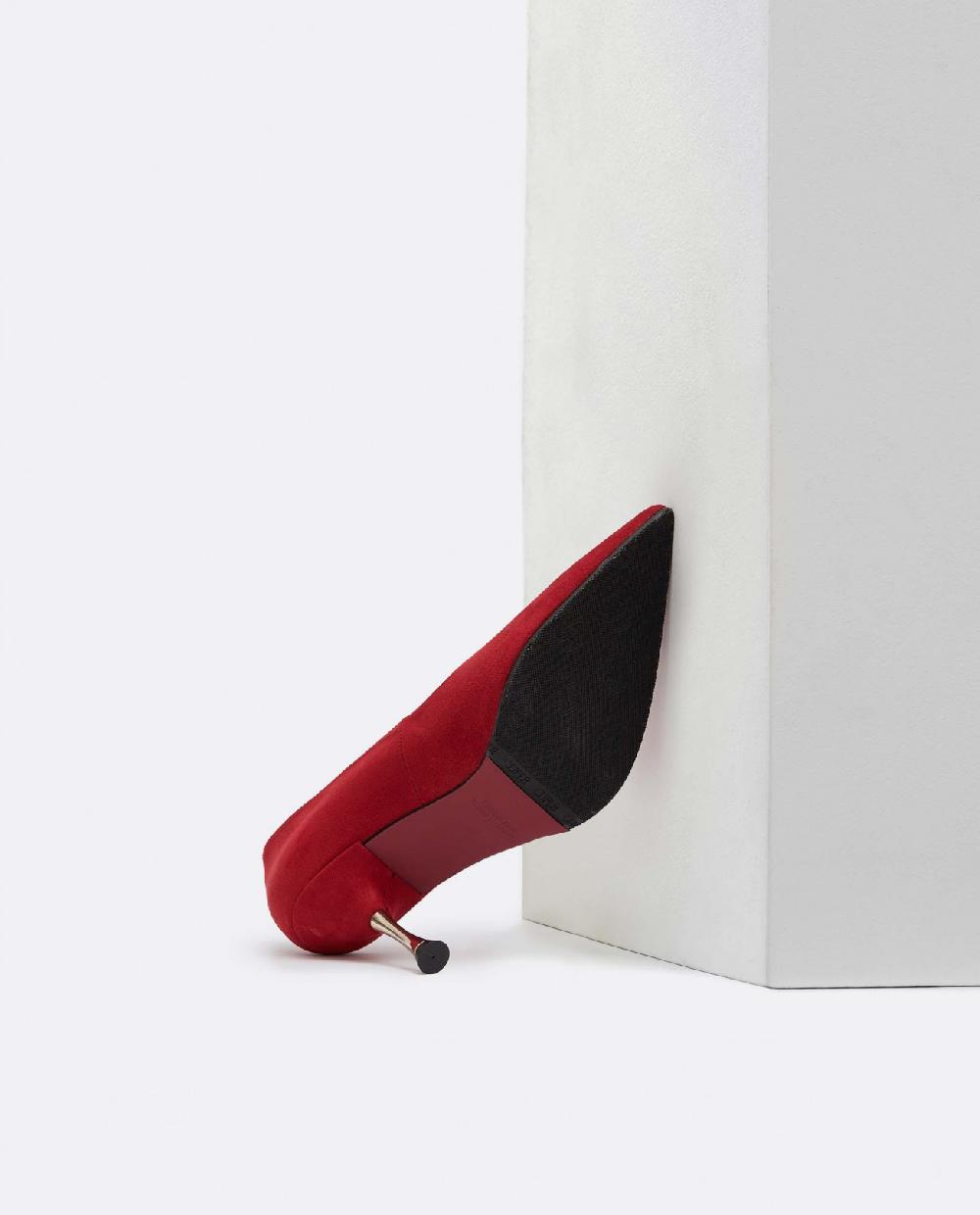 Cuplé SALON PICO ULTRASUEDE ROJO Ahorra y exporta