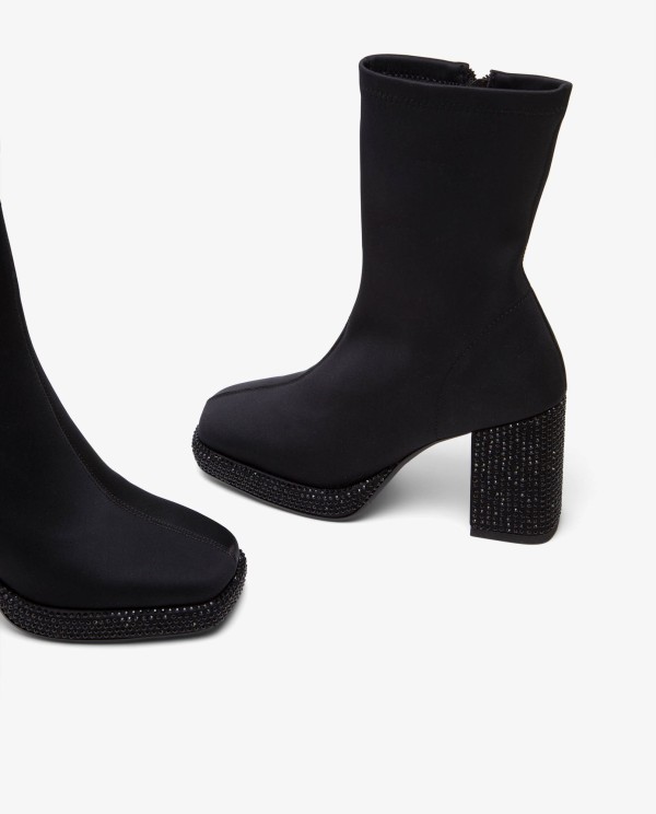 Cuplé BOTÍN PLFMA STRASS LICRA STRECH NEGRO Última moda