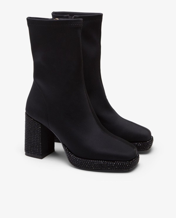 Cuplé BOTÍN PLFMA STRASS LICRA STRECH NEGRO Última moda