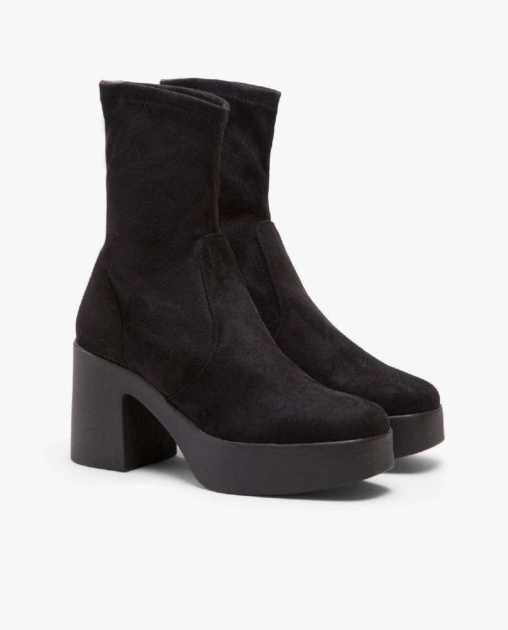Cuplé BOTIN PLATAFORMA ULTRASUEDE STRECH NEGRO Ofertas de temporada