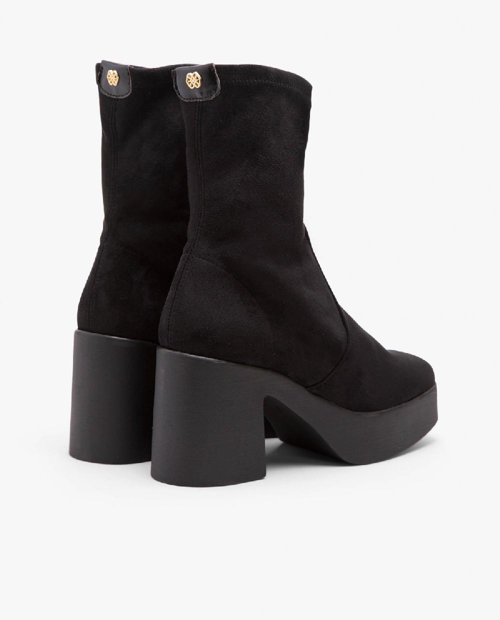 Cuplé BOTIN PLATAFORMA ULTRASUEDE STRECH NEGRO Ofertas de temporada