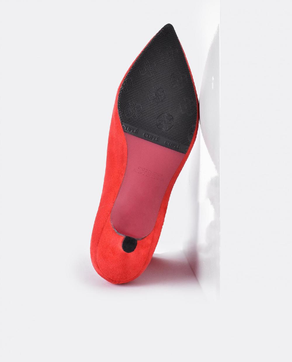 Cuplé BOTIN LICRA TACON BAJO ULTRASUEDE STRECH ROJO Precio ultrabajo