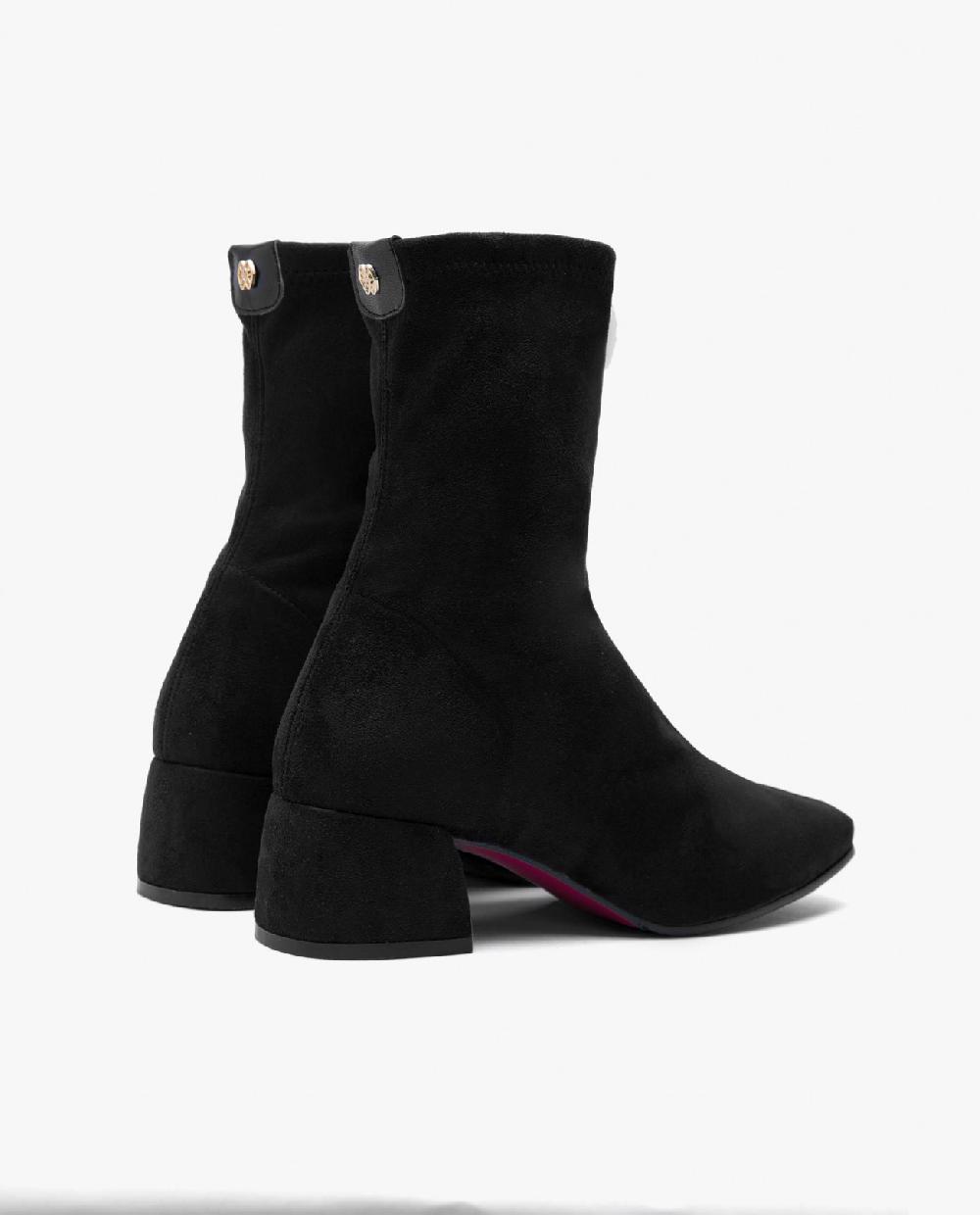 Cuplé BOTIN ULTRASUEDE STRECH NEGRO Rebajas de fábrica