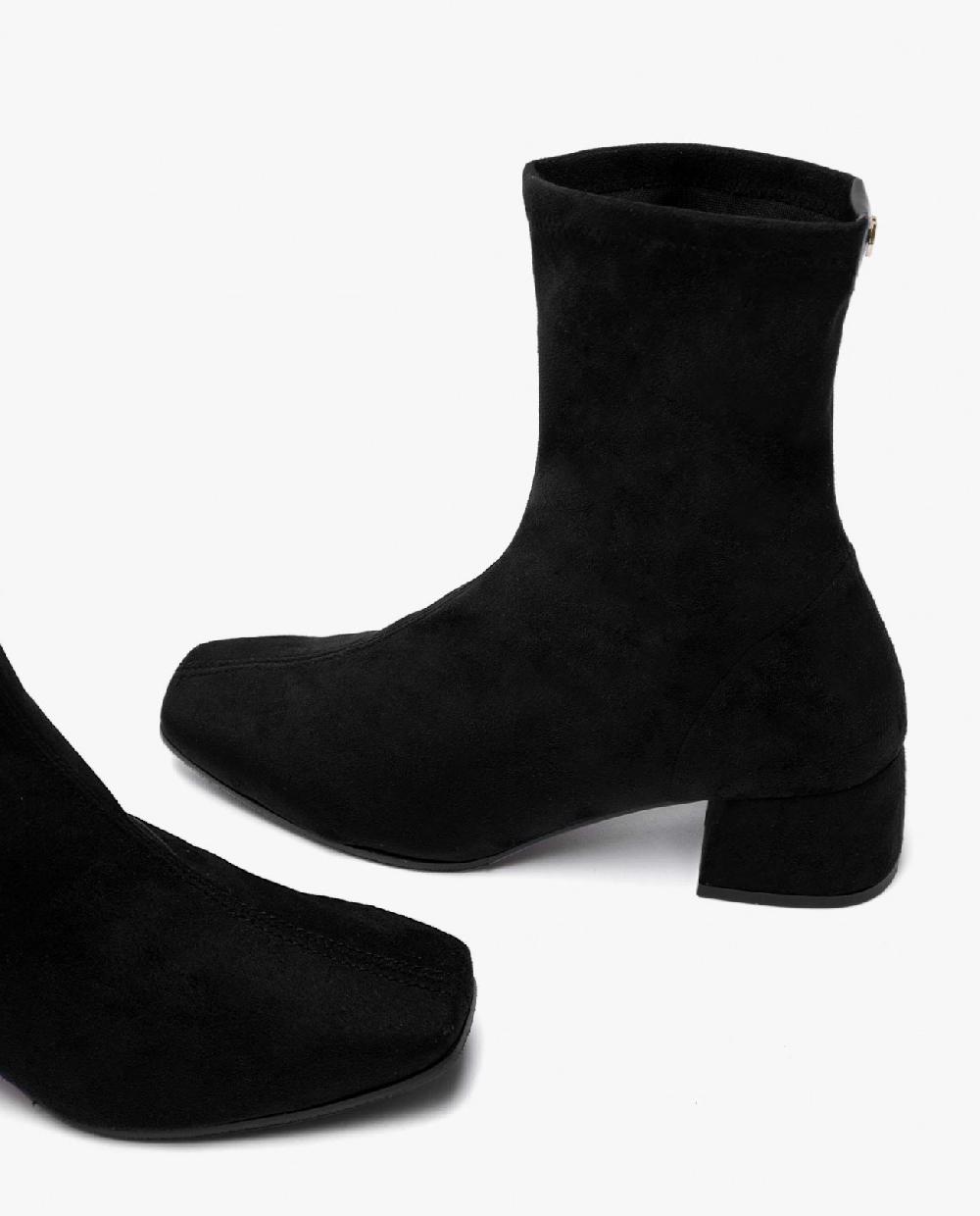 Cuplé BOTIN ULTRASUEDE STRECH NEGRO Rebajas de fábrica