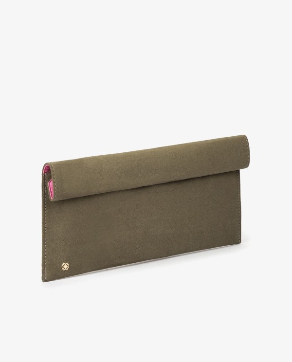 Cuplé CARTERA IMAN ULTRASUEDE KAKI Rebajas online