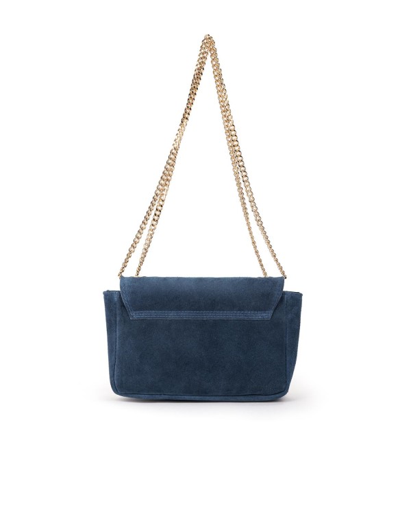Cuplé BANDOLERA DE SERRAJE AZUL CON CADENA DORADA Superdescuento