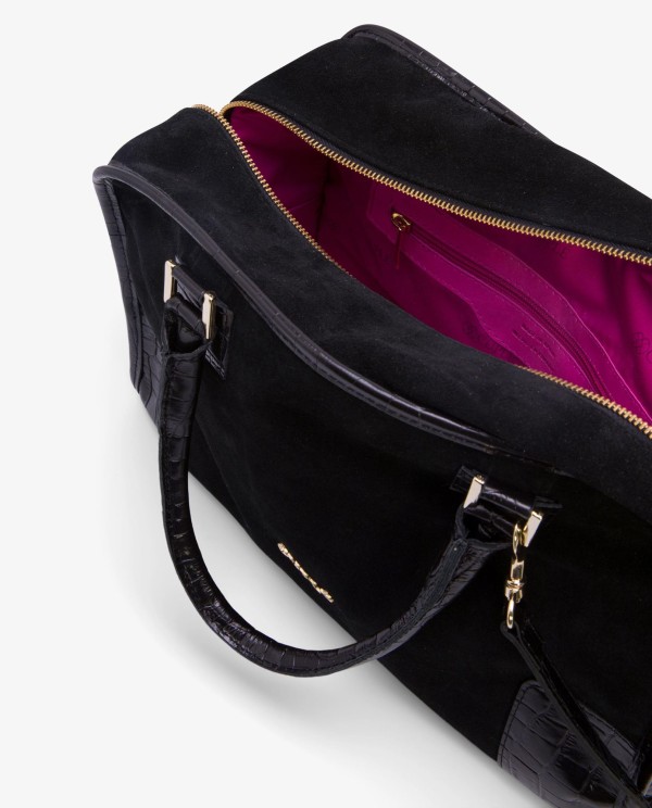 Cuplé BOLSO RECTANGULAR SERRAJE NEGRO Envío internacional gratuito