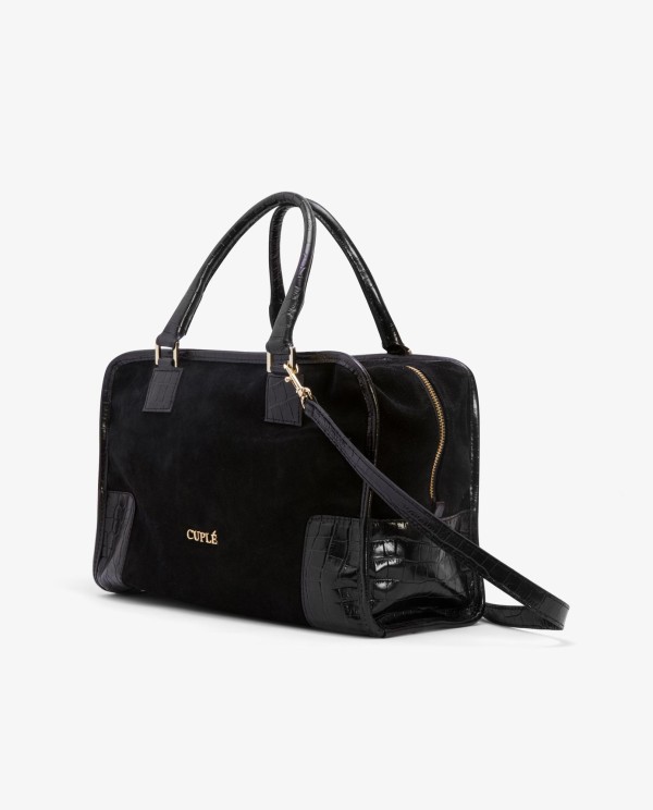 Cuplé BOLSO RECTANGULAR SERRAJE NEGRO Envío internacional gratuito