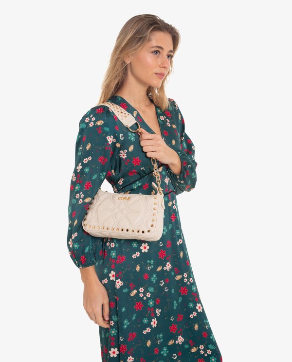Cuplé VESTIDO ESCOTE PICO CON ESTAMPADO ASIÁTICO Precio ultrabajo