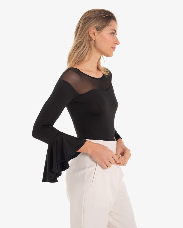 Cuplé BODY VOLANTES PUNTO NEGRO Rebajas