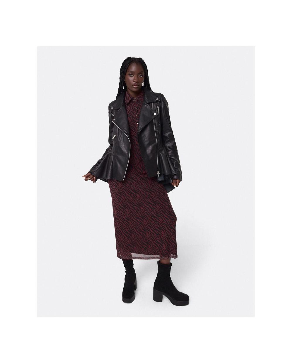Cuplé PELUM BIKER CHAQUETA PIEL NEGRO En oferta