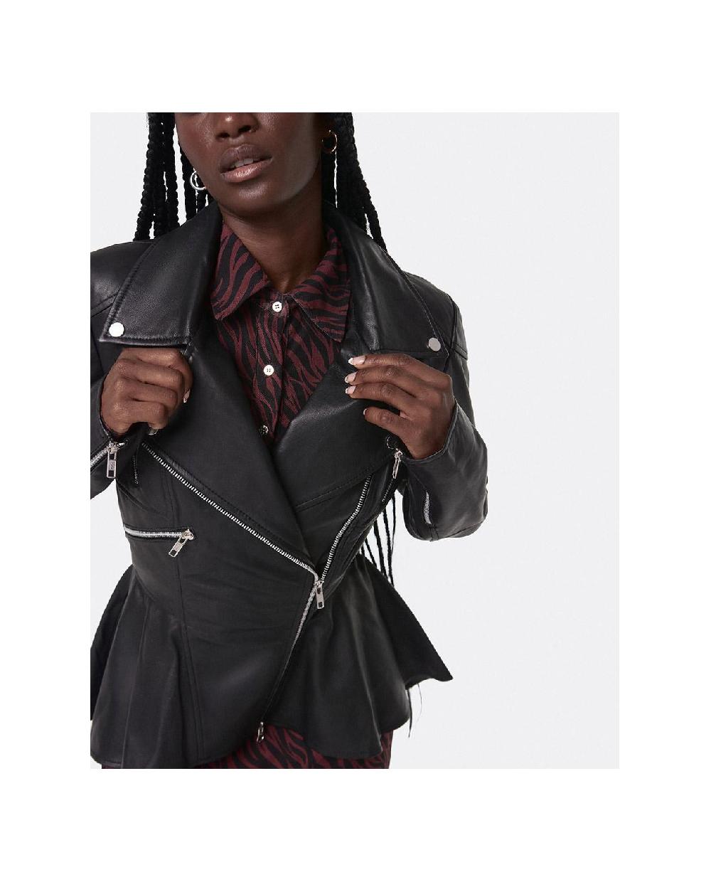 Cuplé PELUM BIKER CHAQUETA PIEL NEGRO En oferta